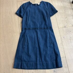 Gap denim short sleeve dress